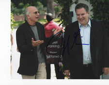 CURB YOUR ENTHUSIASM JEFF GARLIN SIGNED WORKING THE SCENE 8X10