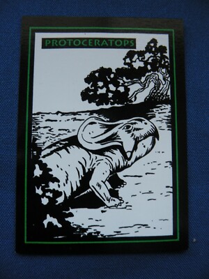 1993 Acid Rain Studios Dinosaur Terror Protoceratops (Plant Eater) card #12A