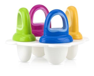 Nuby Garden Fresh Fruitsicle Frozen Pop Tray - Teething - Colorful - Popsicles