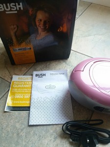 bush bluetooth boombox pink