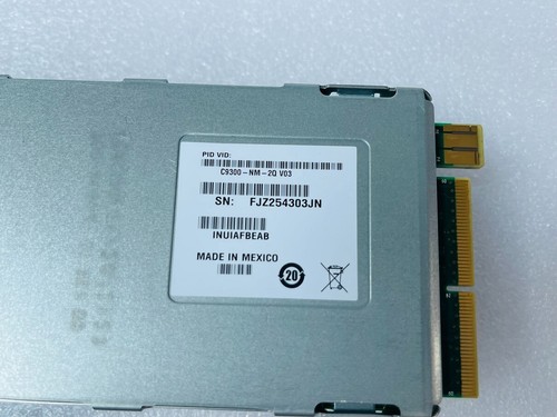 Cisco C9300-NM-2Q Catalyst 9300 Series 2x 40G QSFP+ Ports Network Module - Bild 5 von 5