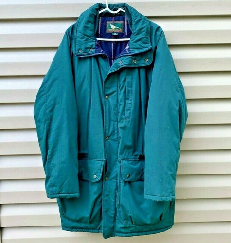 MEN'S XL LONG GREEN FIELD \u0026 STREAM COAT 