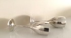 Vintage Pair of Silver Tone Ringed Chalices Wine w/box Made In India - NEW 1998 — photo 7