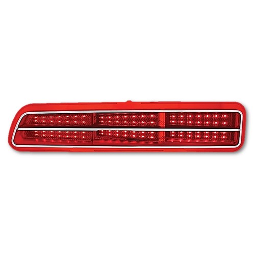 69 Chevy Camaro 1969 rojo LED trasero izquierdo LH luz de freno trasero lente y ajuste - Imagen 2 de 4