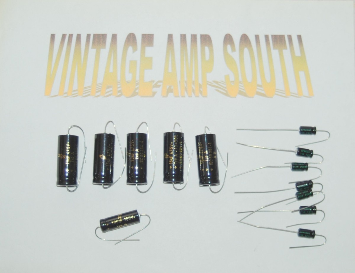 New F&T Capacitor Set for Fender Deluxe Reverb, Vibrolux