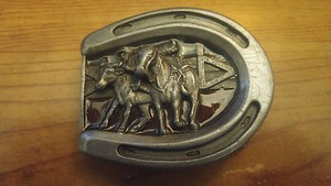 bergamot brass works belt buckle 1984