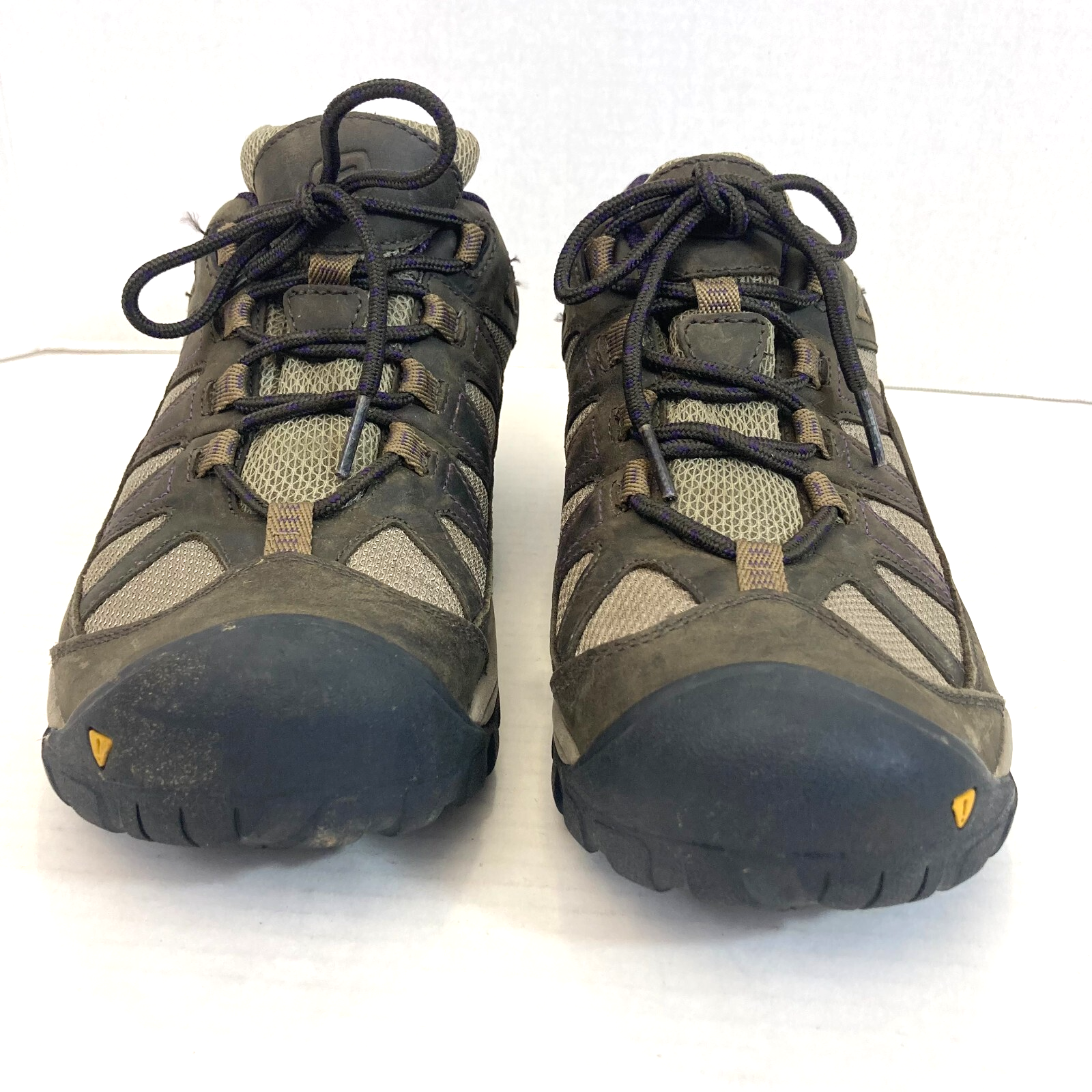 Scarpe da trekking Keen in pelle donna 11 (42) marrone viola stringate outdoor trail