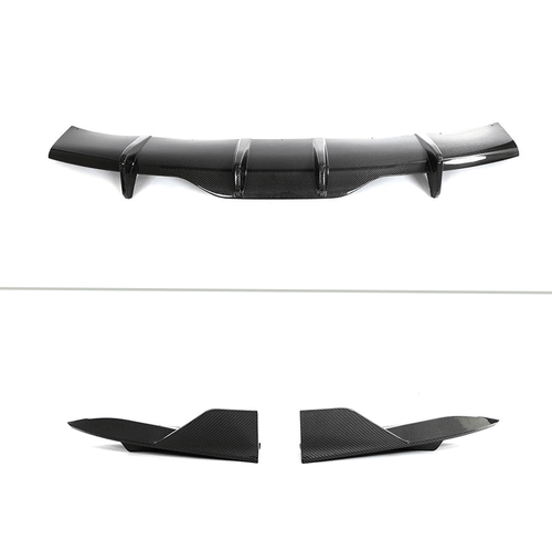 Diffusore posteriore carbonio diffusore posteriore splitter labbro adatto per Tesla Model S 2021-23 - Foto 7 di 14