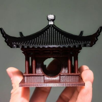 China Miniature Models Ancient Architectural Decorations Collection Crafts