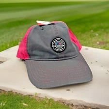 US Kids Golf Association Tournament Players CADDIE Adult Cap Hat Pink Adjustable