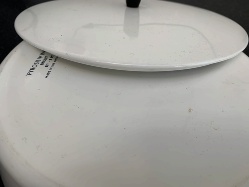 Corning/Pyrosil Ware 8 1/2” Skillet/Oven-to-Tableware Retro Style USA - Picture 2 of 3