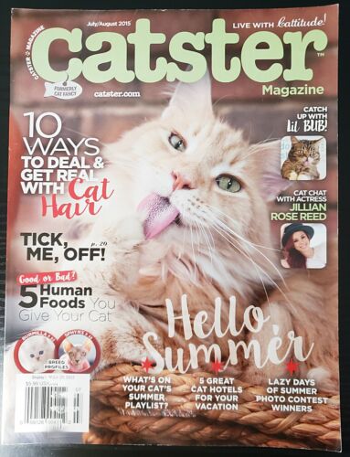 Catster Cat Magazine July August 2015 Cat Hair Cats | eBay