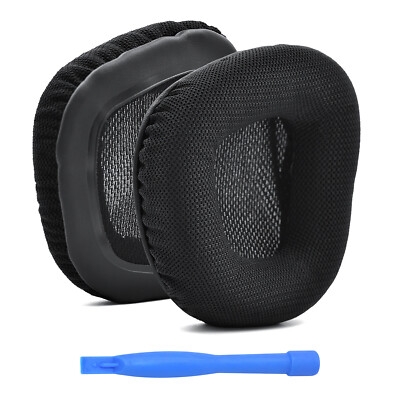 MMOBIEL Ersatz Ohrpolster für Corsair Void Elite Wireless / Pro / SE - Schwarz