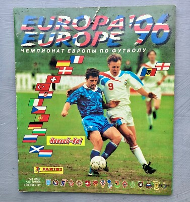 EURO 1996 russian edition PANINI sticker album almost full