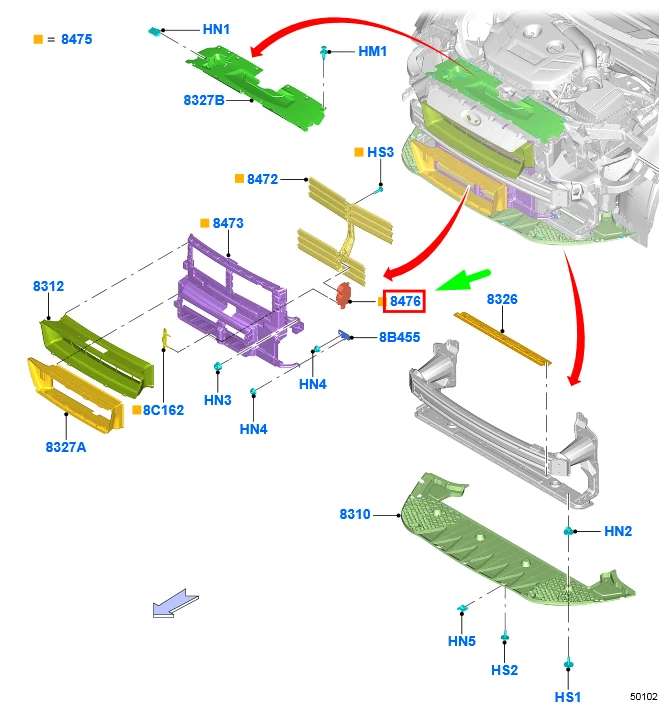 FORD GALAXY MK3 Temperaturregelungsaktuatorbaugruppe 1879676 NEU 