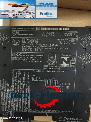 In Box Brand New GMI D5091S Relay D5091S Fastshipping DHL 1-Year Warranty ! - Picture 3 of 7