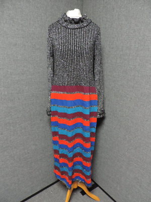 buttoned knit midi dress self-portrait - Black Chenille Knit Midi Dress main image 1