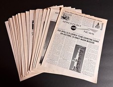 1969 NASA Employee Newsletter SPACEPORT NEWS Apollo 11 Space Astronaut CREW LOT