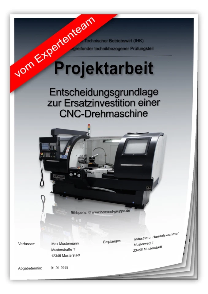 Technischer Betriebswirt IHK 4x Projektarbeit & Themenvorschläge & Präsentation - Bild 2 von 4