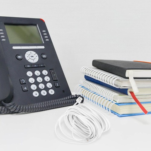 Telefonleitung Festnetztelefon Telefonkabel Für Festnetztelefone - Zdjęcie 7 z 12