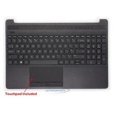 Replace For HP 15-DW1007NB Keyboard Complete Housing Palmrest + Touchpad UK