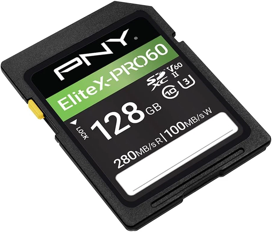 128GB Elitex-Pro60 UHS-II SDXC Memory Card - R280Mb/S W100Mb/S, U3, V60, 4K UHD, - Image 2 of 4