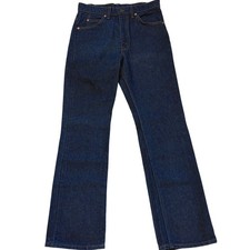 Vintage Levis 517 Jeans Mens Size 30x30 Blue Bootcut Orange Tab Made In USA 90s