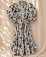 Cotton Maxi Dress Indian Hand Block Print Long – UK 8-14 Archive Stock Clearance
