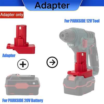 #ad Battery Adapter For Parkside 20V Battery To For Parkside X12V Power Tools $32.39