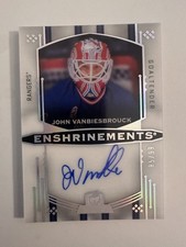 2024 UPPER DECK THE CUP #E-JV JOHN VANBIESBROUCK ENSHRINEMENTS AUTO /99