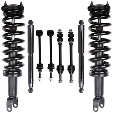 Front Struts & Rear Shocks & Sway Bar Links Kit For 2006-2008 Dodge Ram 1500 4WD