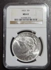 1923 Peace Silver Dollar MS63 NGC Certified - Sharp Coin