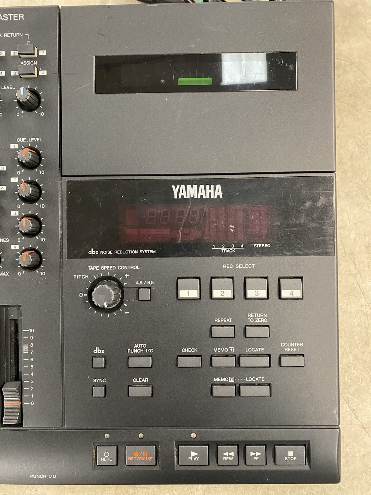 Yamaha MT4X Multitrack Cassette Recorder - Partially Tested *READ*