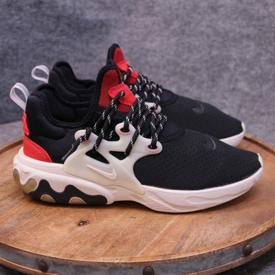Nike React Presto Chatty Matador Men Size 7.5 US Black White Red Shoe AV2605-002