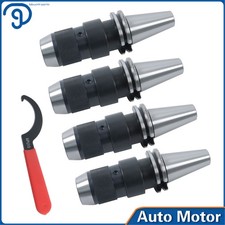 CAT40 Collet Chuck CNC Keyless Drill Chuck 1/2'' APU13 for HAAS CAT40 4 Pack