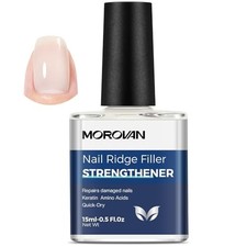 Morovan Nail Strengthener and Growth: 0.5 Fl Oz Pack of 1 , A1-milky white