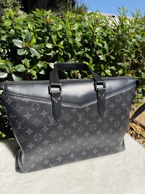LOUIS VUITTON Monogram Eclipse Briefcase Explorer Business Bag M40566