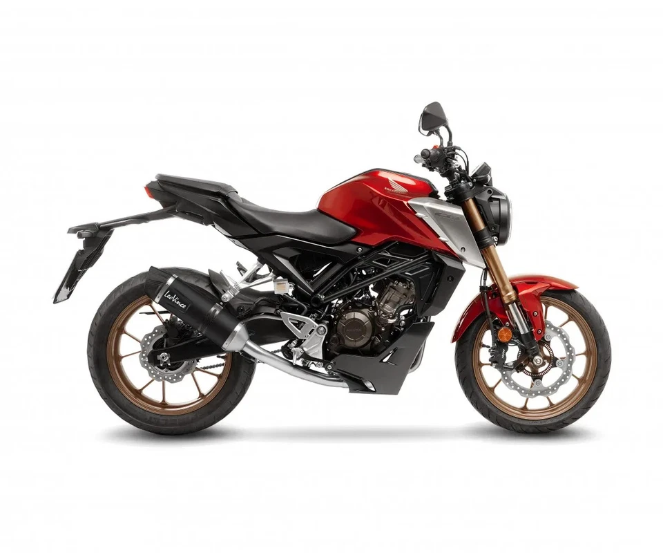 Leovince 14390EBU Pot D'Échappement Complet LV One Evo Black Honda CB 125 R