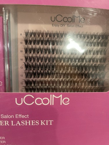 uCoolMe False Eye Lashes Cluster Kit Salon Effect W/ Bond Seal Remover - Picture 4 of 8