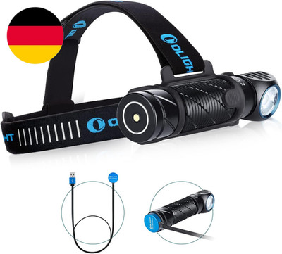 OLIGHT Perun 2 LED Stirnlampe 2500 Lumen, USB Wiederaufladbare Kopflamp Mit 5 Li