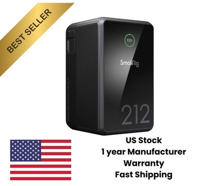 SmallRig x Caleb Pike VB212 212Wh mini V-Mount Rechargeable Lithium-Ion Battery