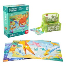 TOI Leveled Puzzles for Kids 3.5 Toddler Preschool Learning Jigsaw