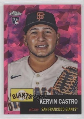 2022 Topps Chrome Platinum Anniversary 13/100 Kervin Castro #477 Rookie RC 1xd