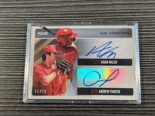 Aidan Miller Andrew Painter 2024 Pulse Lumin Dual Signatures DS-AMAP 20/30 Phils