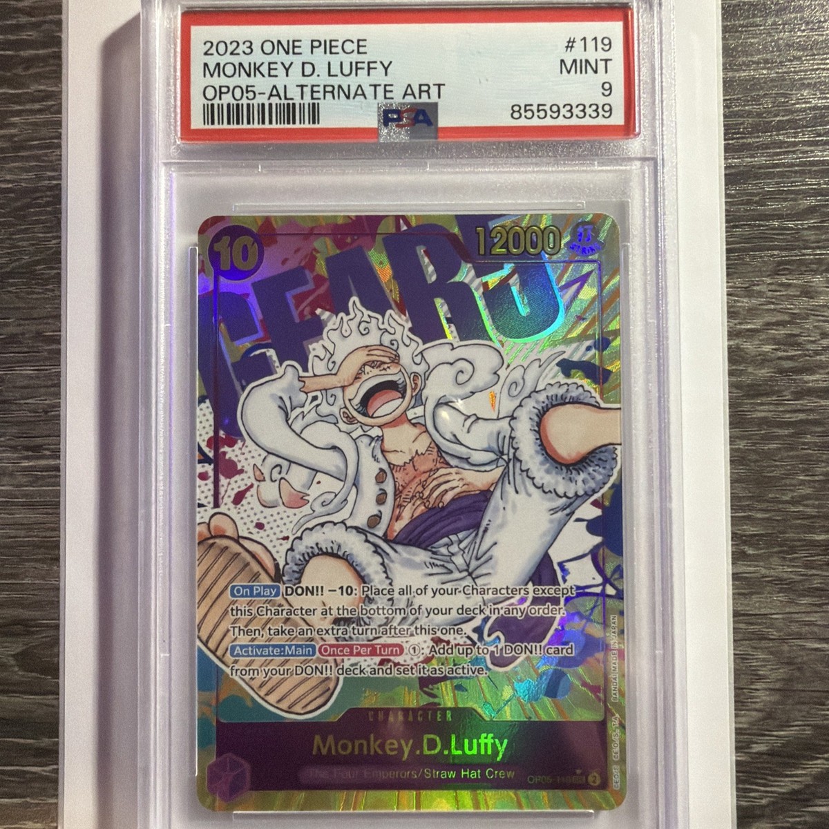 2023 ONE PIECE OP05-AWAKENING OF THE NEW ERA ALT ART #119 MONKEY D