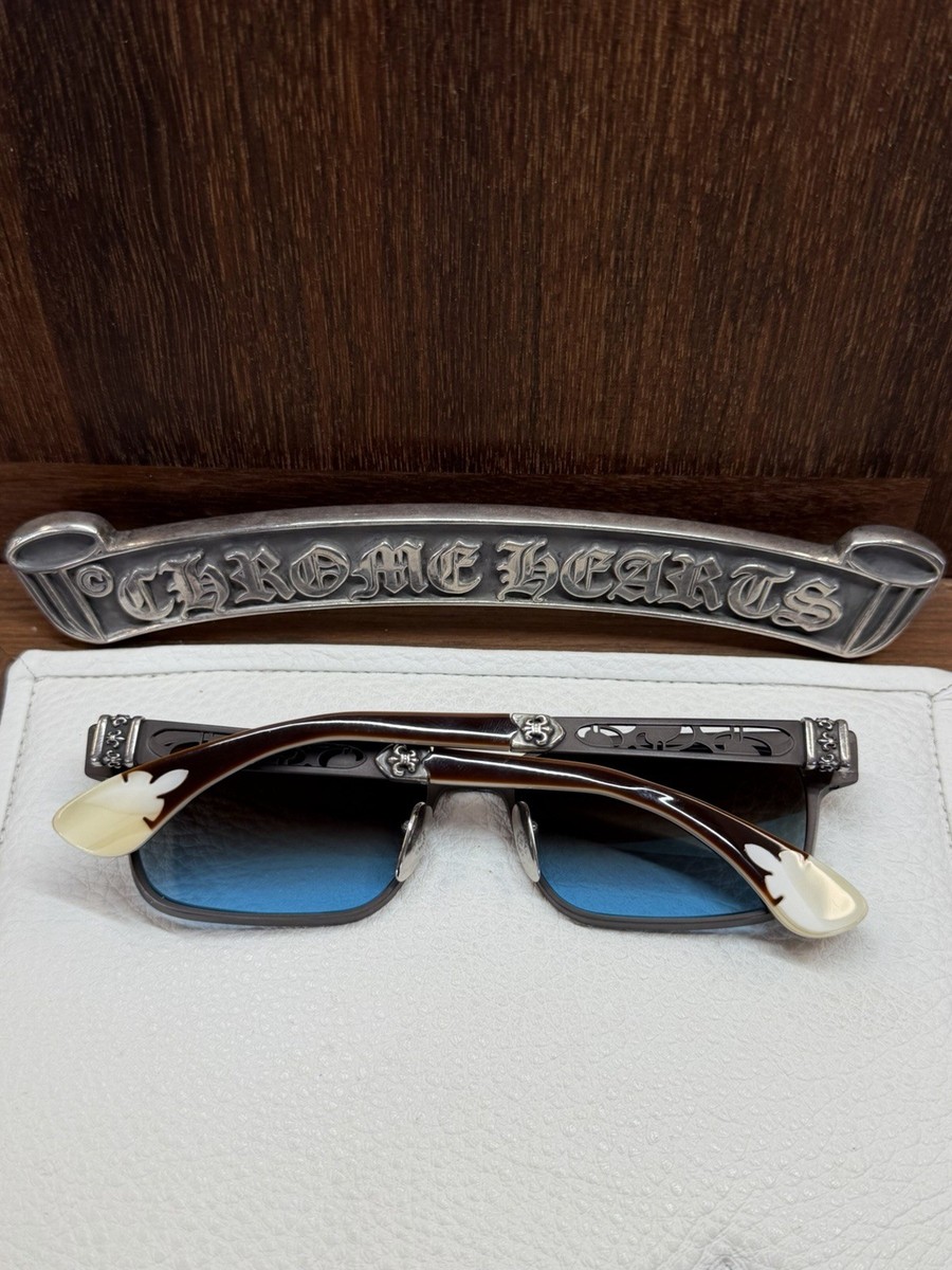 Chrome Hearts Pawsmuc Sunglasses Bone Brown | eBay