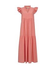 MOS MOSH Kleid Waldy Izha Maxi Volantkleid si...