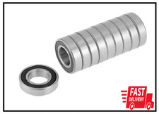 6901-2RS Rubber Sealed Deep Groove Ball Bearing, 10Pcs 12X24X6Mm Bearing Steel R