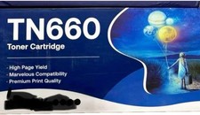 Brother TN660 Compatible High Yield Toner Cartridge - Black 2 Cartridges