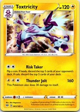 Toxtricity 063/189 Holo Rare Darkness Ablaze Pokemon NM